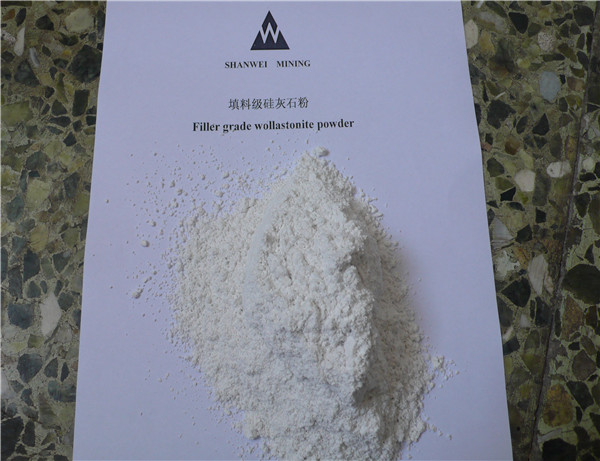 Filler grade wollastonite powder